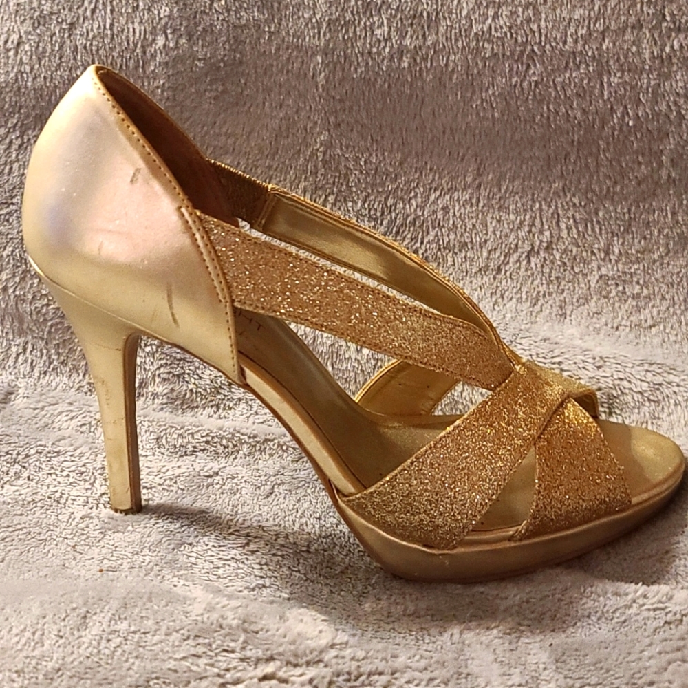 Fioni Night Gold heels - Picture 3 of 6